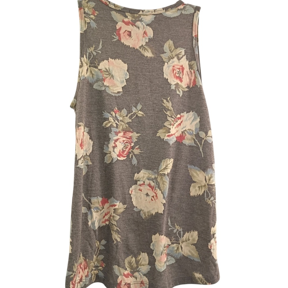 Braeve Floral Knot Twist Cottagecore Sleeveless Women's Size Large Summer Top - Picture 2 of 5